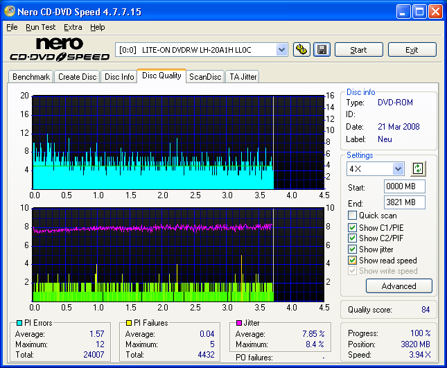 NEC 3550 8fach auf nfore4 und scan lite on auf nforce 6 zeigt hier keine ID vorhanden.png